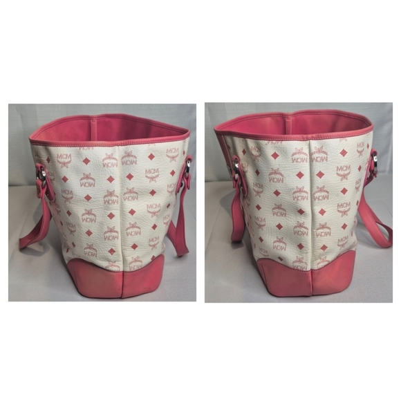 MCM Pink & White Tote Bag - Picture 15 of 17